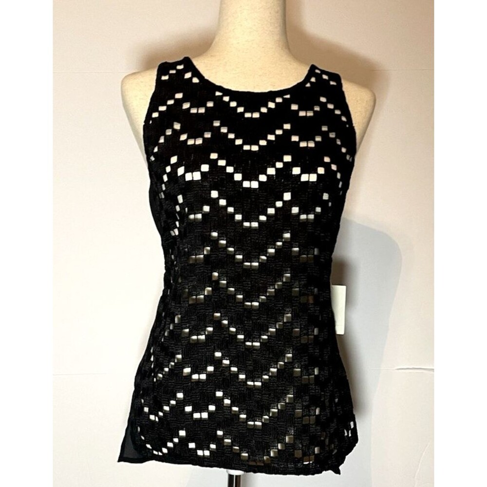 NWT Nordstrom Trouve womens chic tank sz S summer glam retail $78